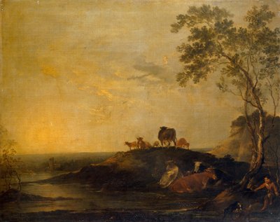 Landscape with Cattle by Sir Peter Francis Bourgeois